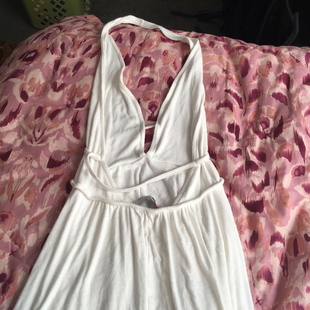 FREE PEOPLE BEACH CREAM DRESS - Picture 6 of 6